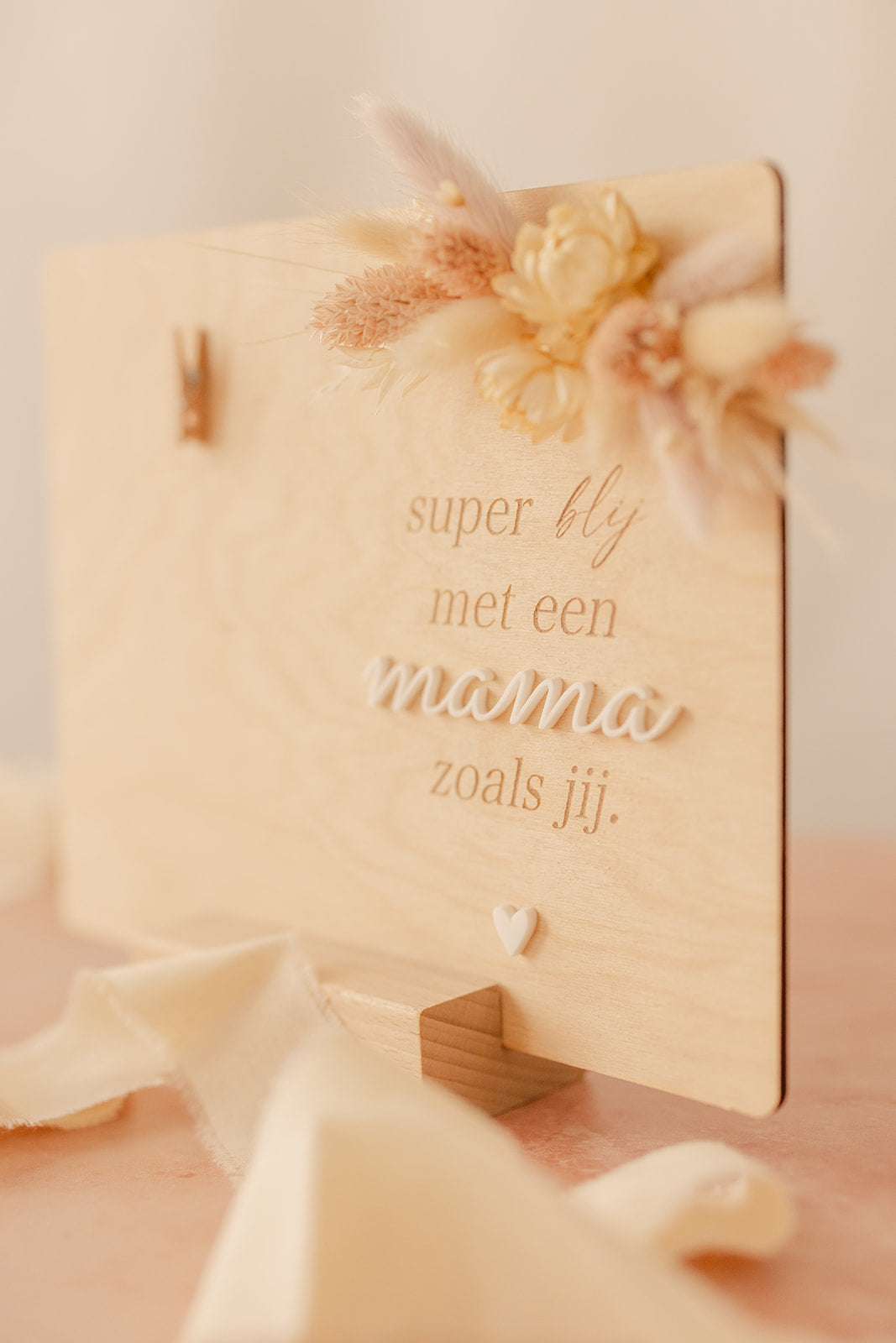 Geschenk | Fotobord " Super blij "