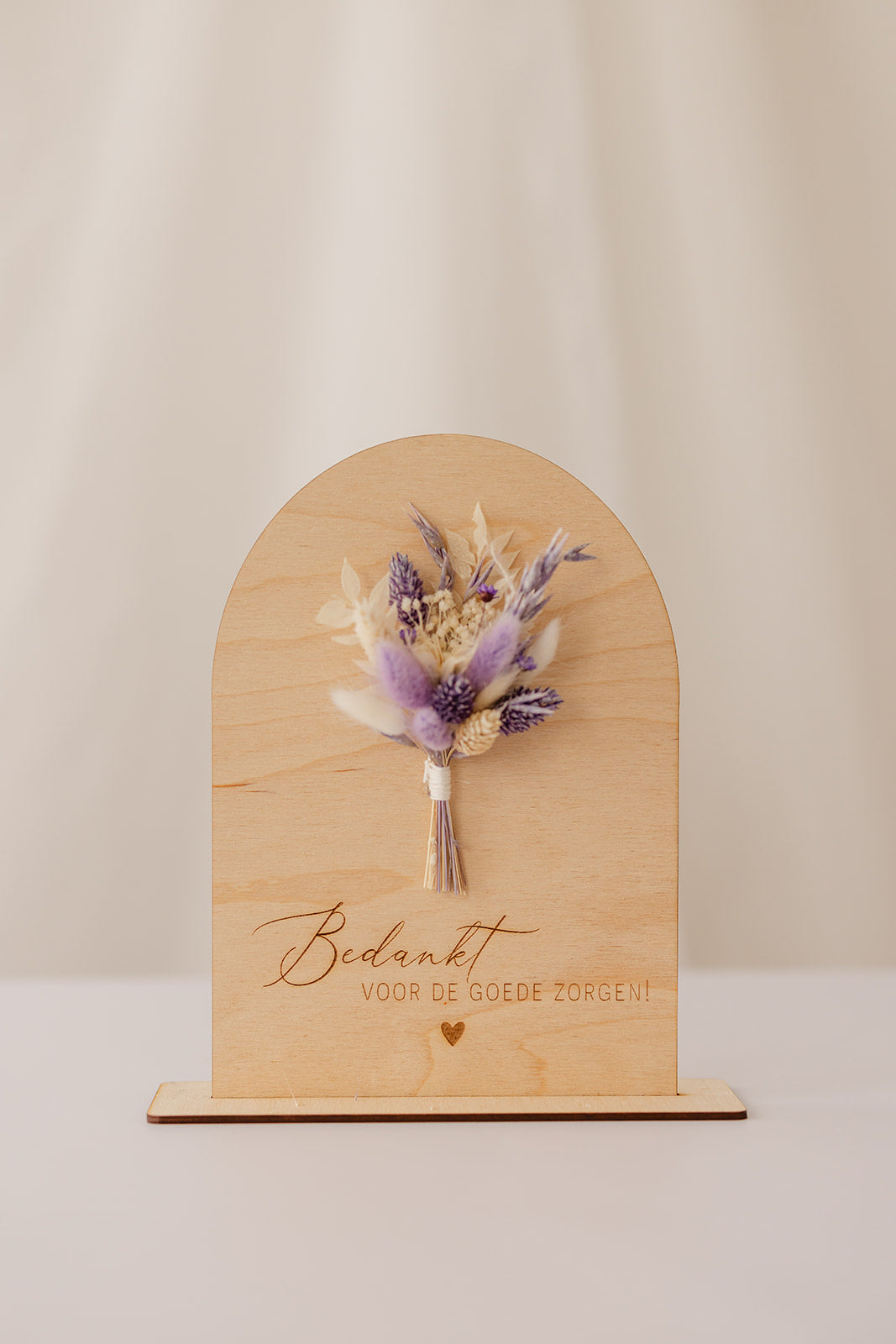 Geschenk | Houten bordje ‘’ halve boog “