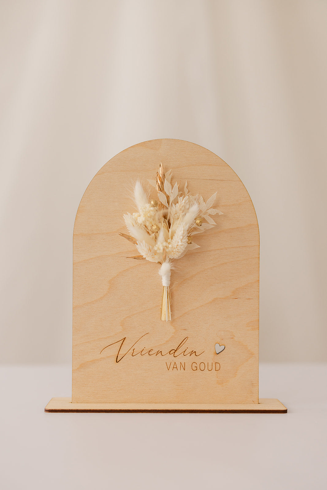 Geschenk | Houten bordje ‘’ halve boog “