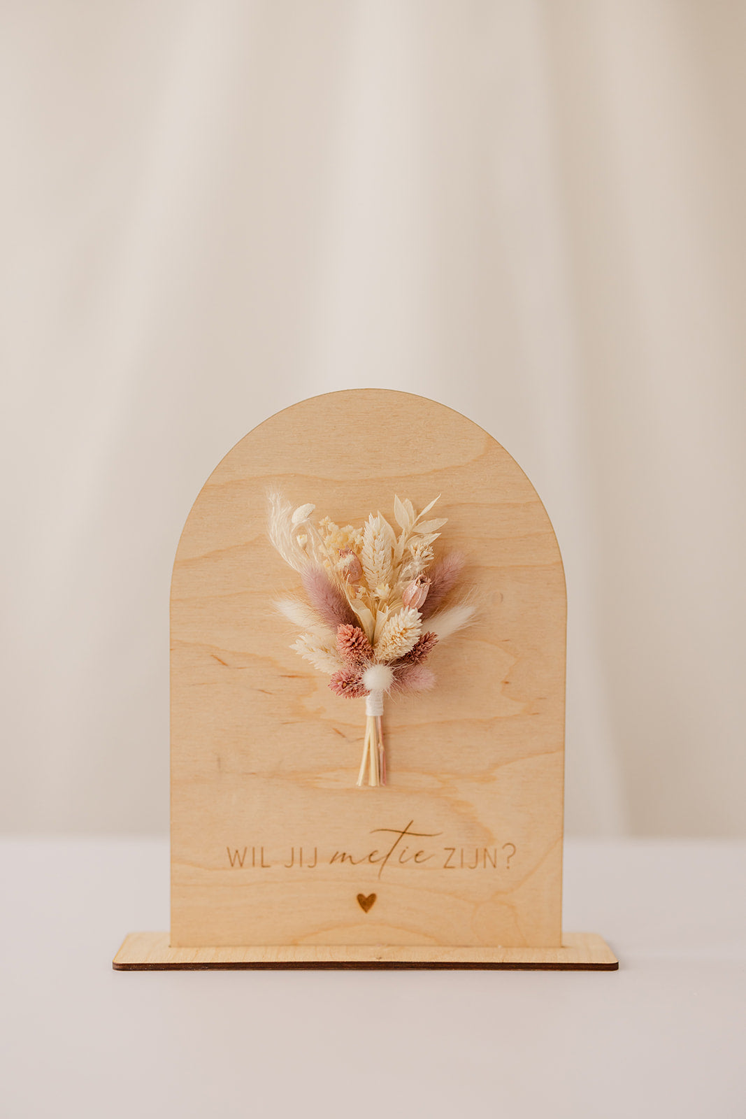 Geschenk | Houten bordje ‘’ halve boog “