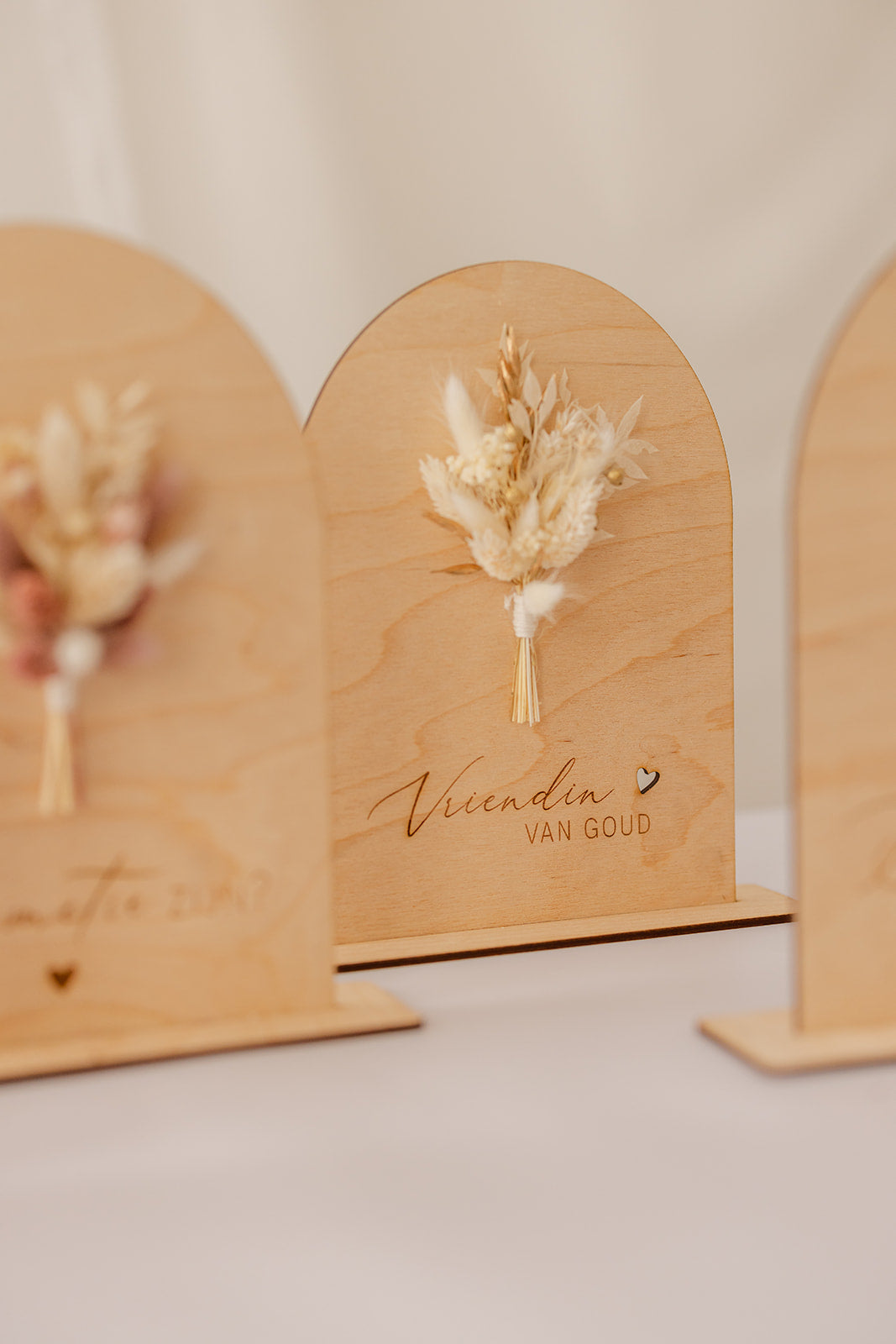 Geschenk | Houten bordje ‘’ halve boog “