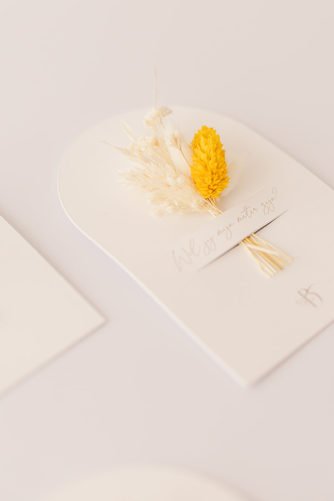 Geschenk | Bloemenkaart " Wil jij mijn meter zijn "?