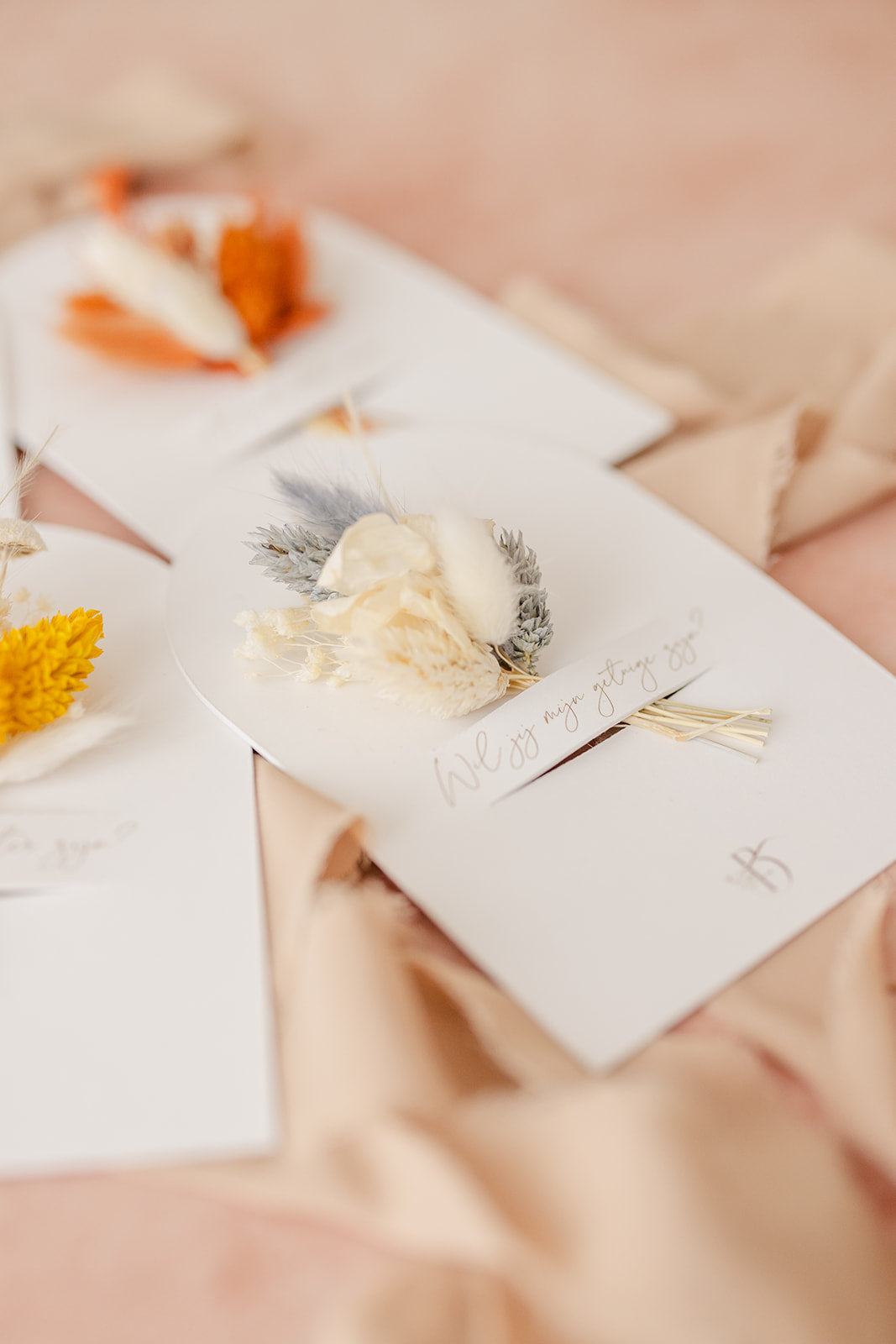 Geschenk | Bloemenkaart ‘’ Wil jij mijn getuige zijn? ‘’