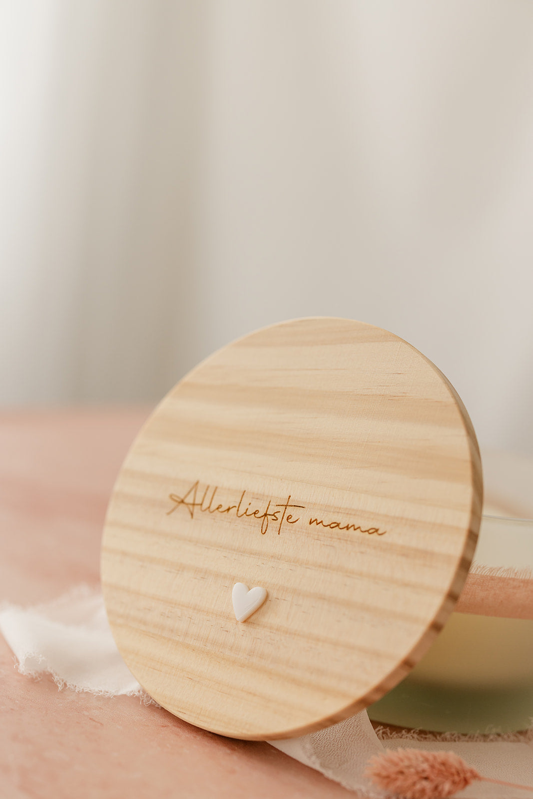 Moederdag | Geurkaars " Allerliefste mama"