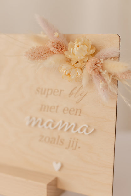 Geschenk | Fotobord " Super blij "