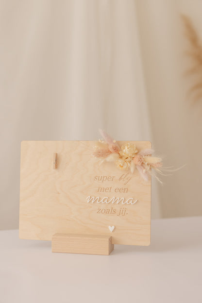 Geschenk | Fotobord " Super blij "