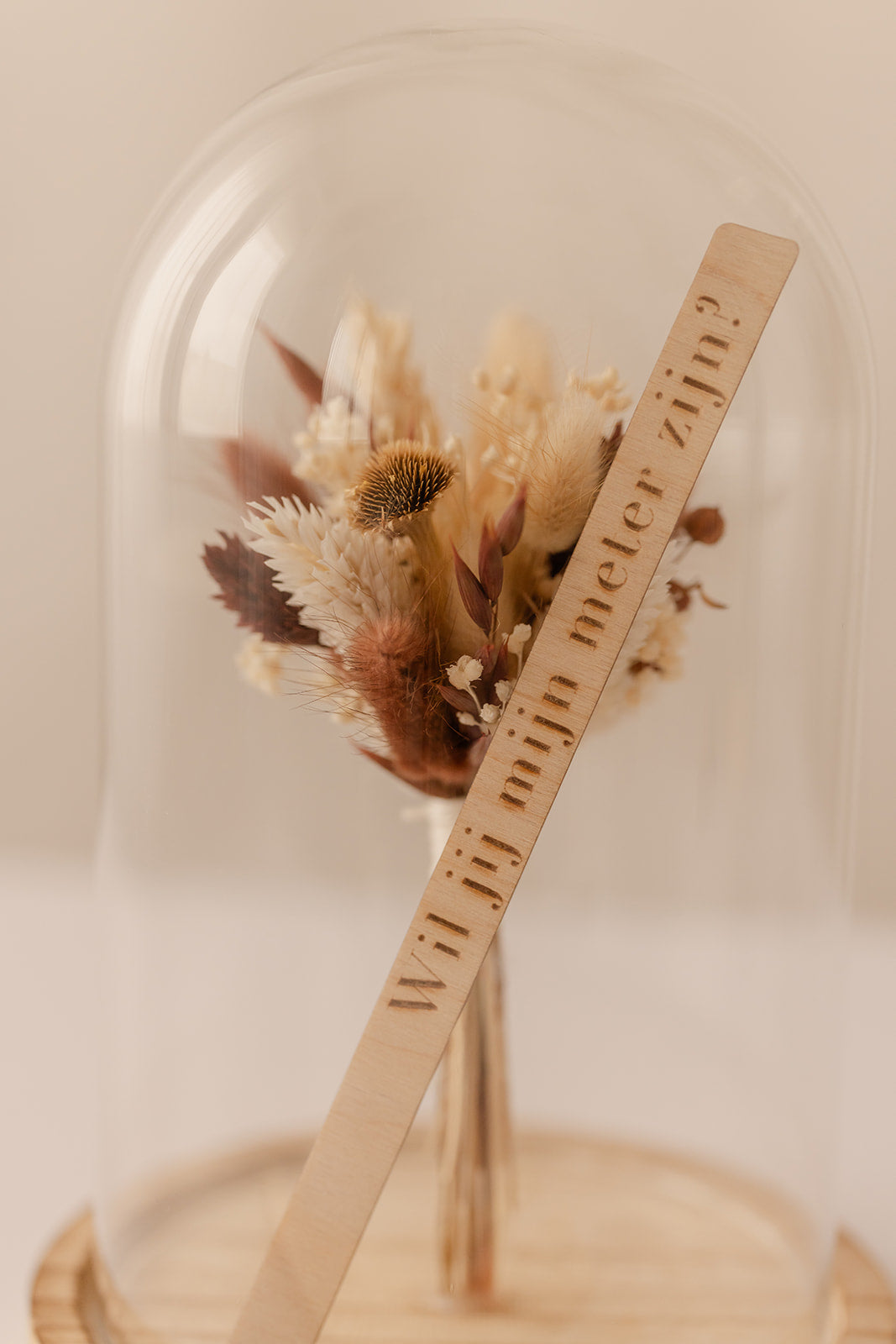 Geschenk | Bloemenstolp " wil jij mijn meter zijn? "