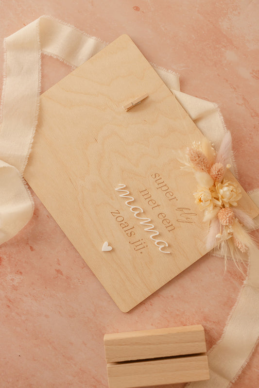 Geschenk | Fotobord " Super blij "