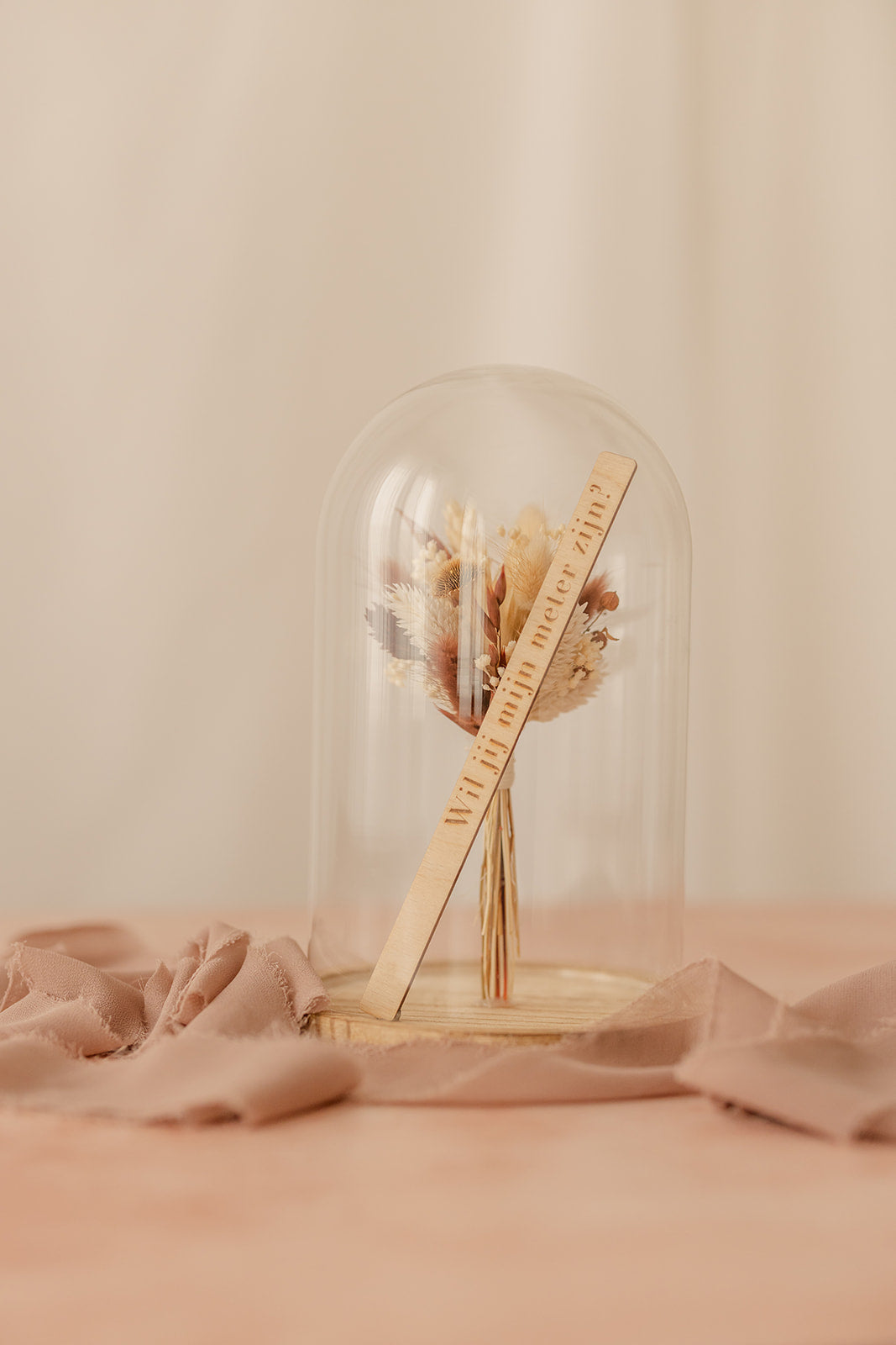 Geschenk | Bloemenstolp " wil jij mijn meter zijn? "
