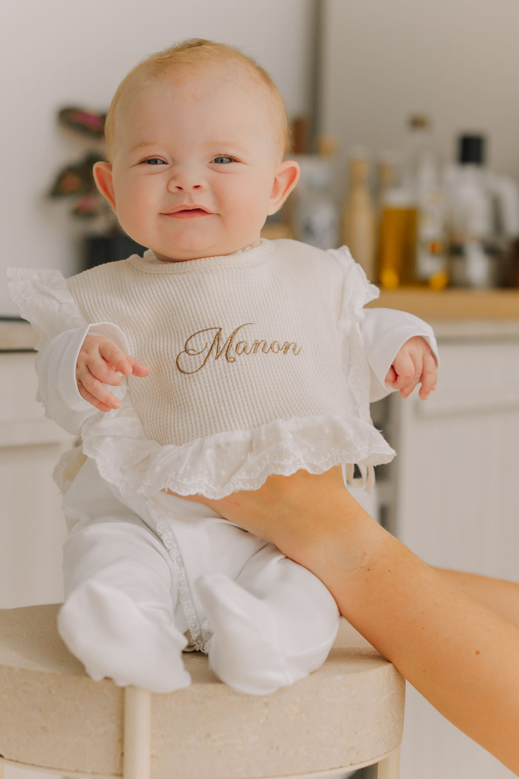 Borduren | Slabbetje Kamilla